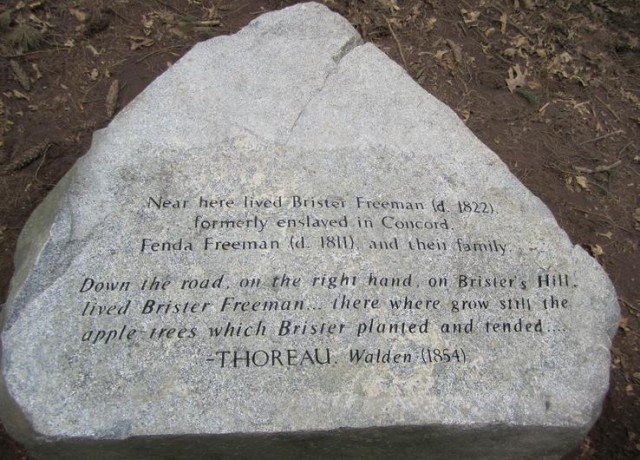 Brister Freeman stone marker